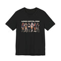 Front of the black Lunar Capitol Crew Tee showing the six-girl crew lineup under the LUNAR CAPITOL CREW headline
