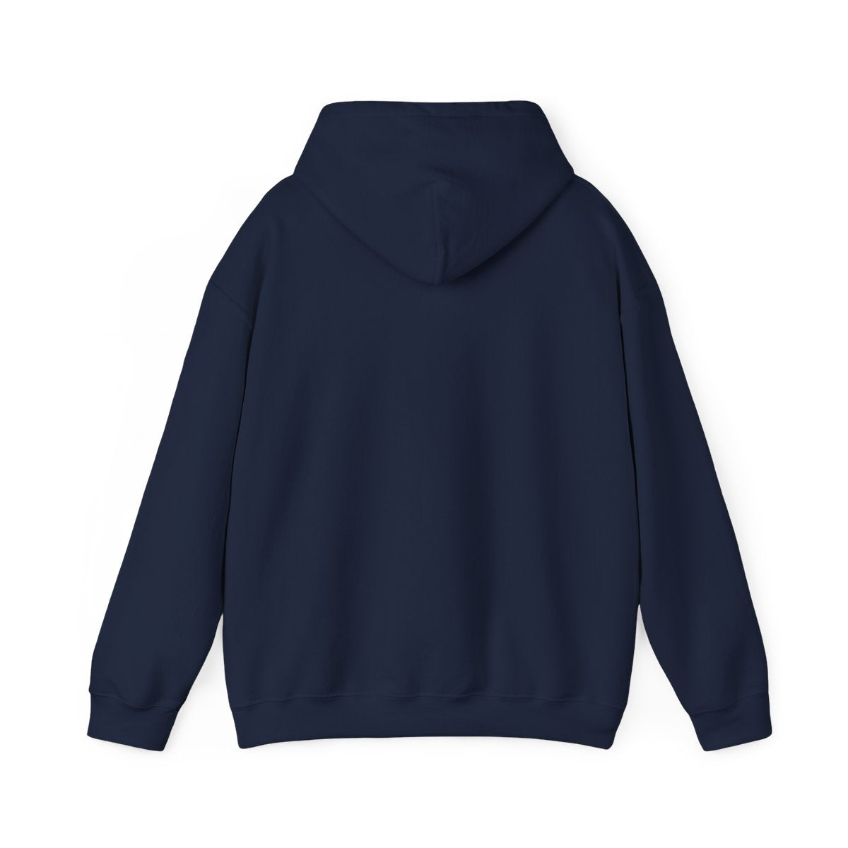 Lunar Capitol Emblem Hoodie – Navy, back (no print)
