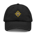 Lunar Capitol Embroidered Dad Hat – Black, front