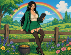 Margot - March Spring Green - Lunar Capitol Supply crew art