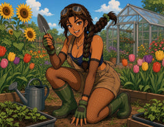 Juno - May Spring Garden - Lunar Capitol Supply crew art