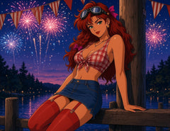 Elara - July Canada Day Summer - Lunar Capitol Supply crew art