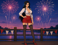 Margot - July Canada Day Summer - Lunar Capitol Supply crew art