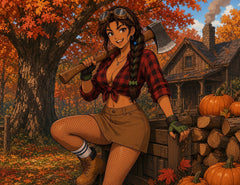 Juno - November Cozy Autumn Harvest - Lunar Capitol Supply crew art