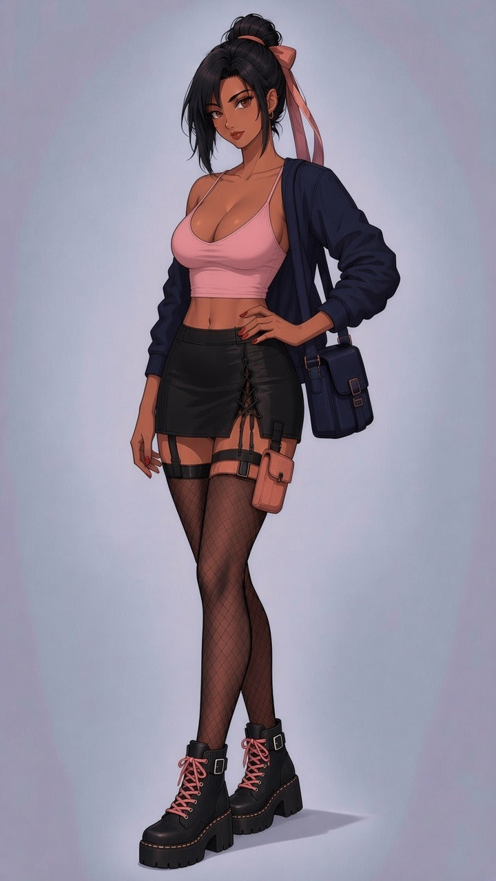 Hana Beaulieu, Medic — full-body crew portrait