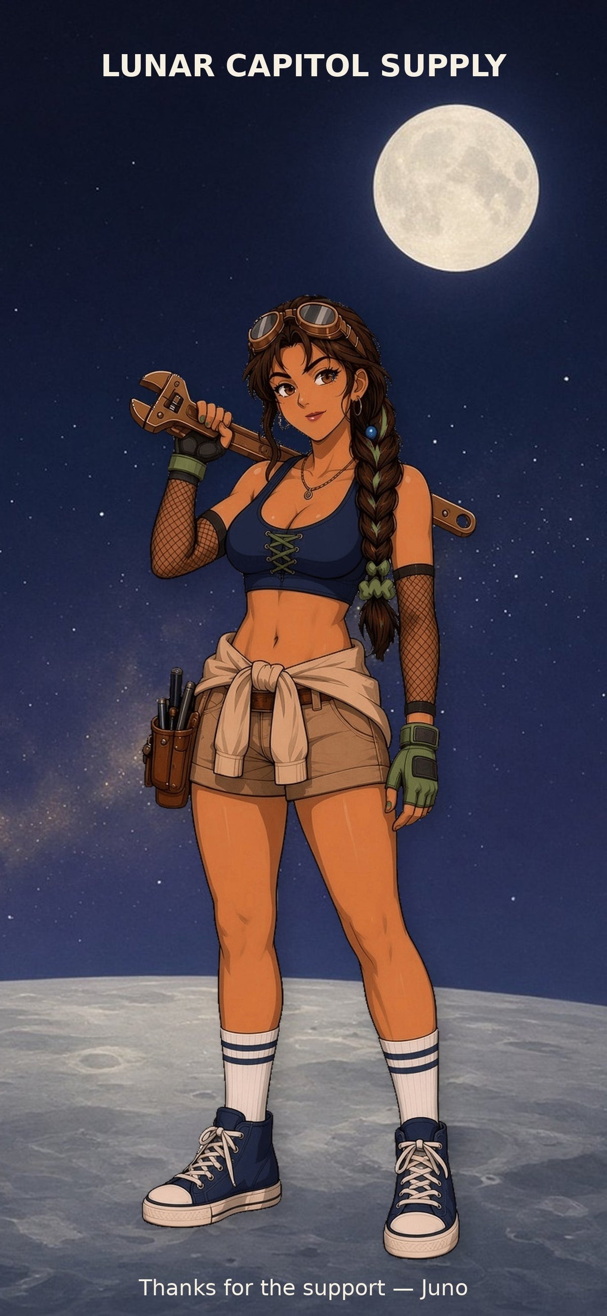 Juno, Lunar Capitol crew engineer, thank-you wallpaper